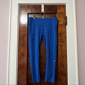 Lululemon Fast and Free High-Rise Tight 25" - blue (10)